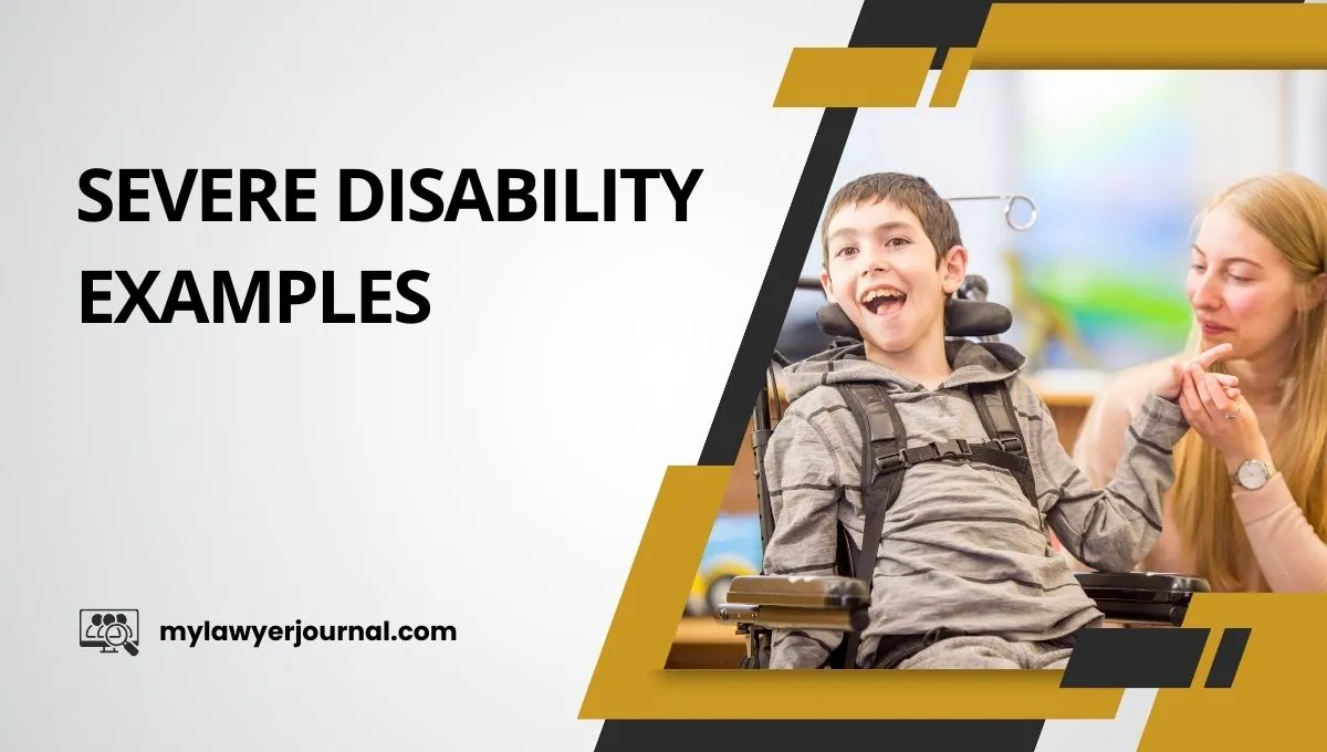 Severe Disability Examples