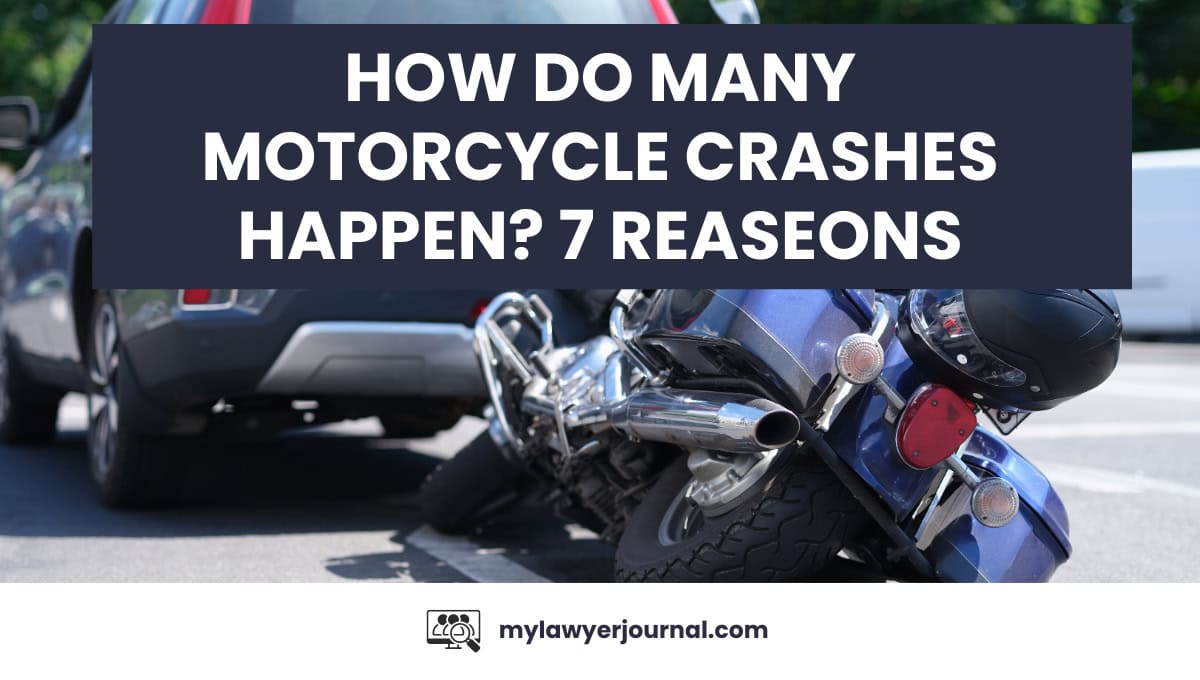 how do many motorcycle crashes happen