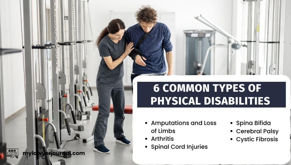 types of physical disabilities